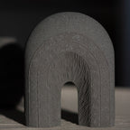 Calligraphy Arch Al-Asma-ul-Husna (Names of Allah) Base/ Sculpture  Graphite / Charcoal