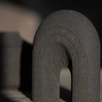 Calligraphy Arch Al-Asma-ul-Husna (Names of Allah) Base/ Sculpture  Graphite / Charcoal
