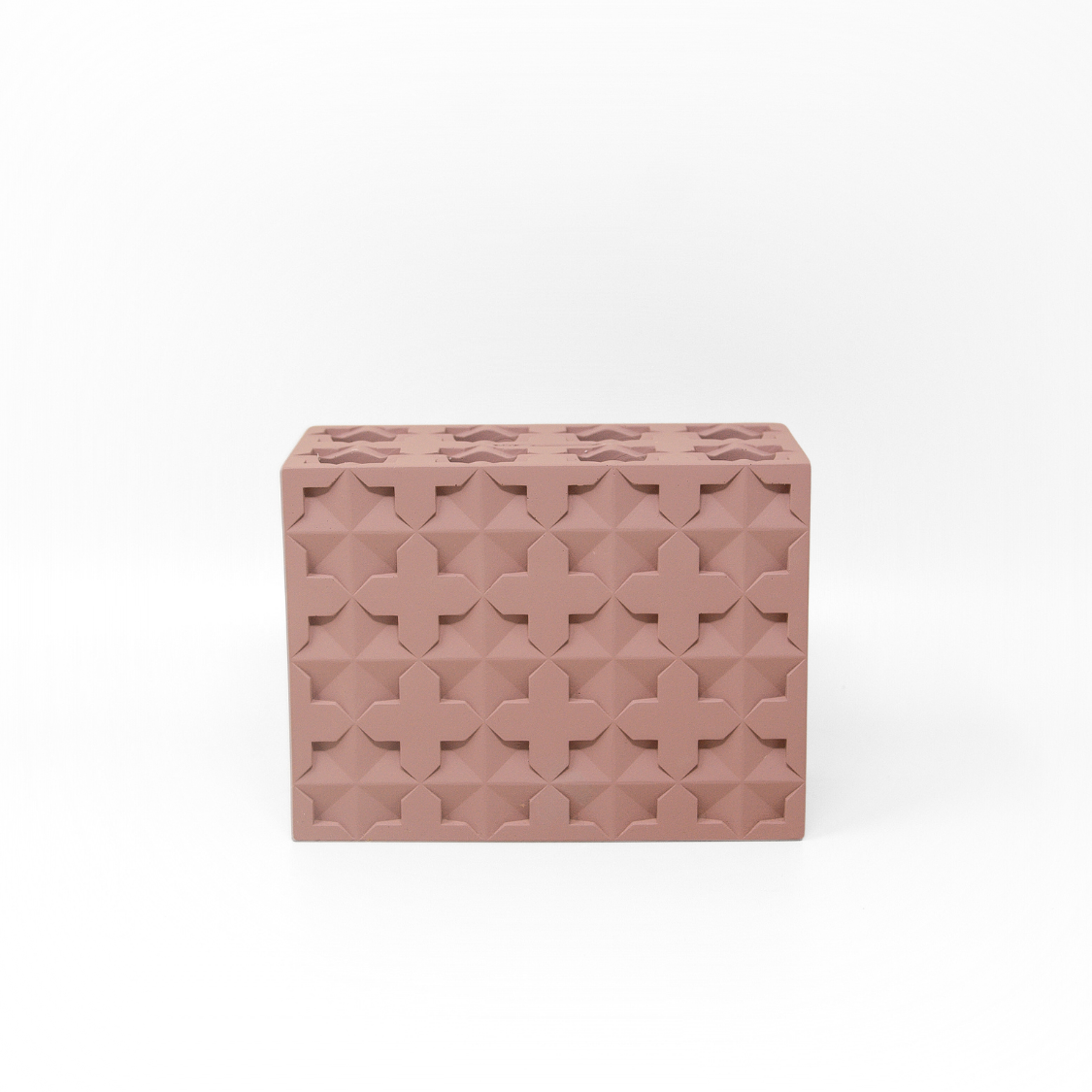 Islamic Geometric Base/Candle Holder - Rectangle/Pink