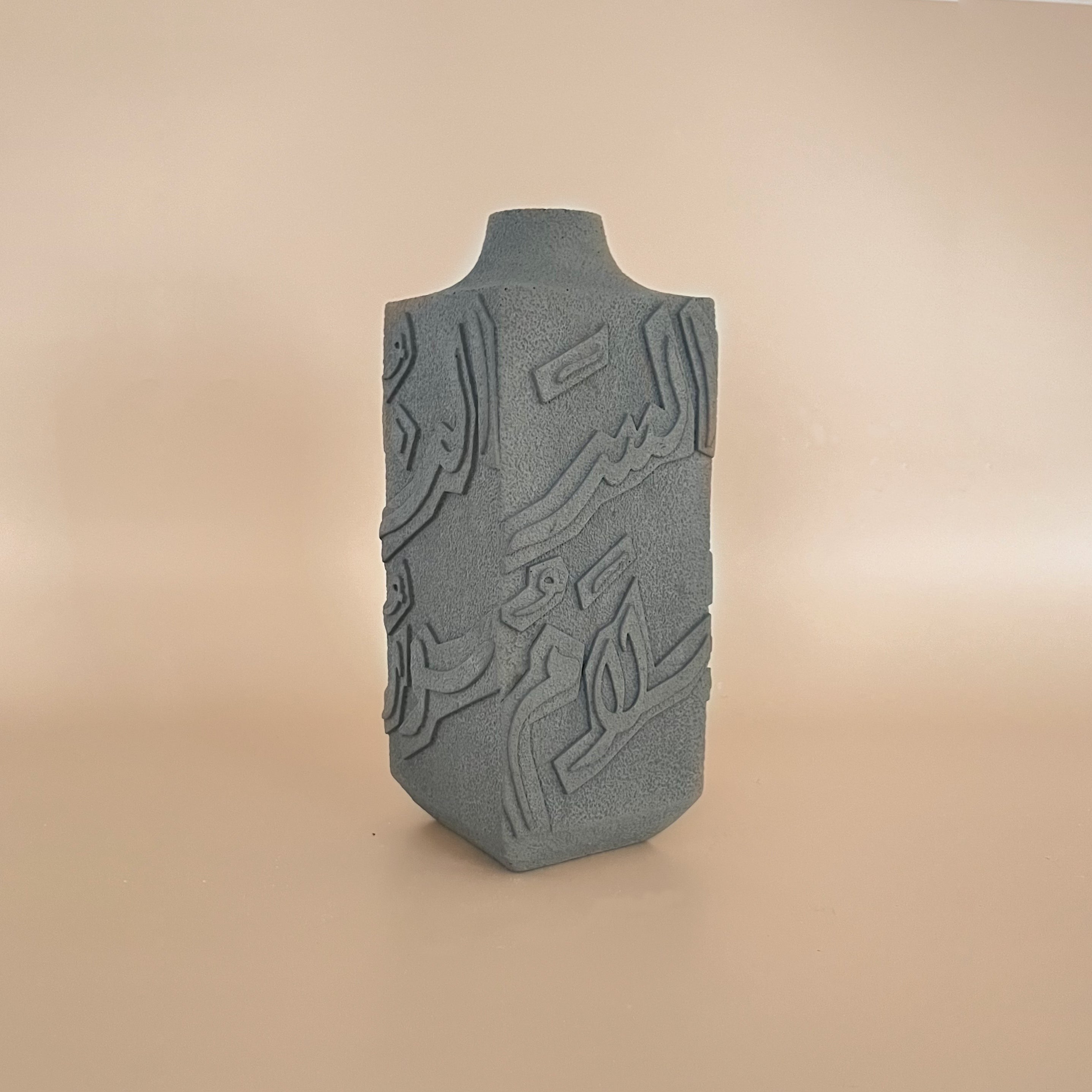 Artisan Calligraphy Vase Graphite