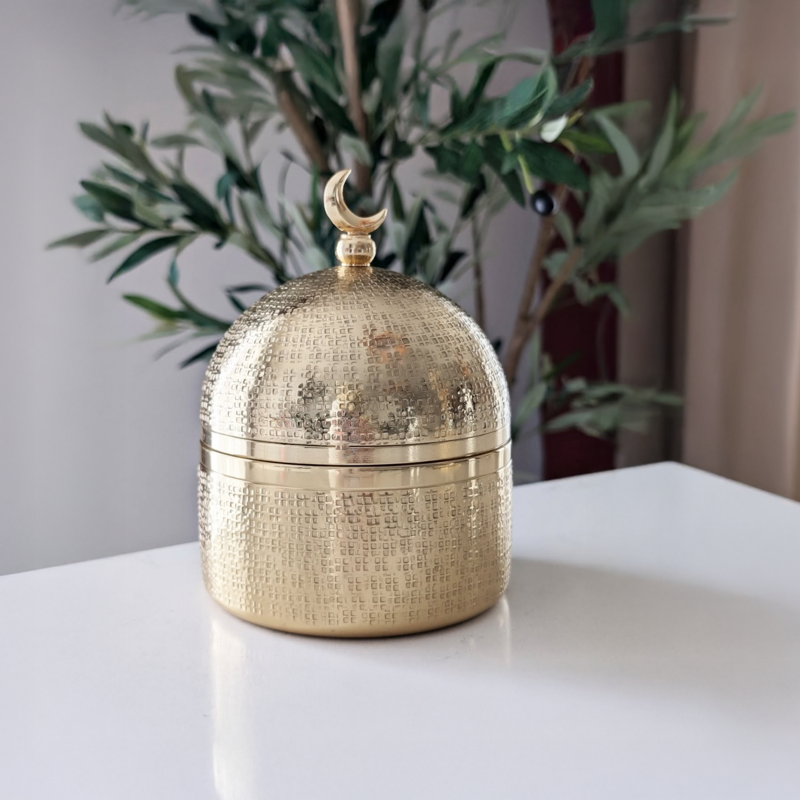 Golden Moon Dome: Textured Finish