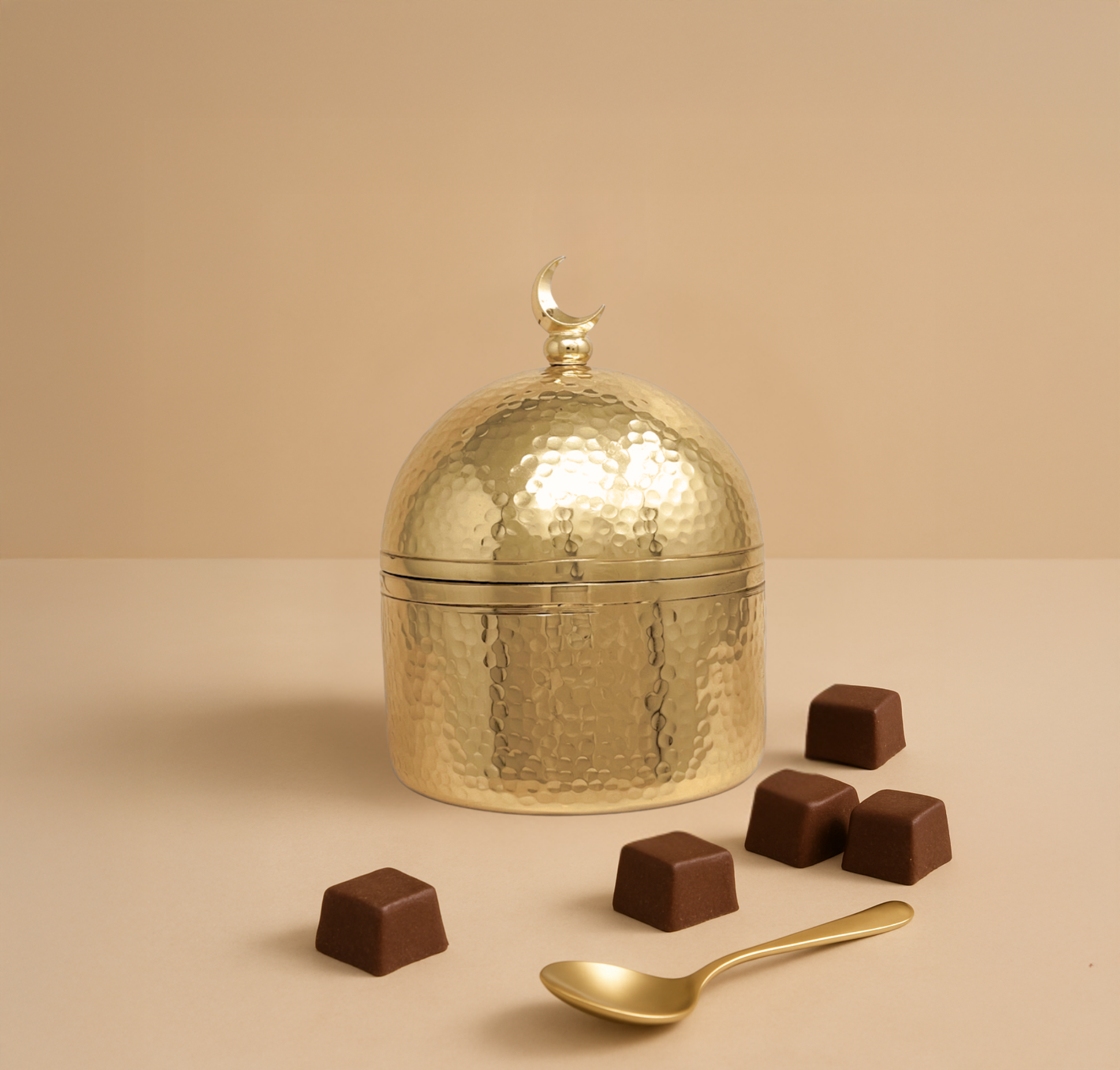 Golden Moon Dome: Hammered Finish