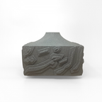 Artisan Calligraphy Base/Candle Holder Graphite / Charcoal