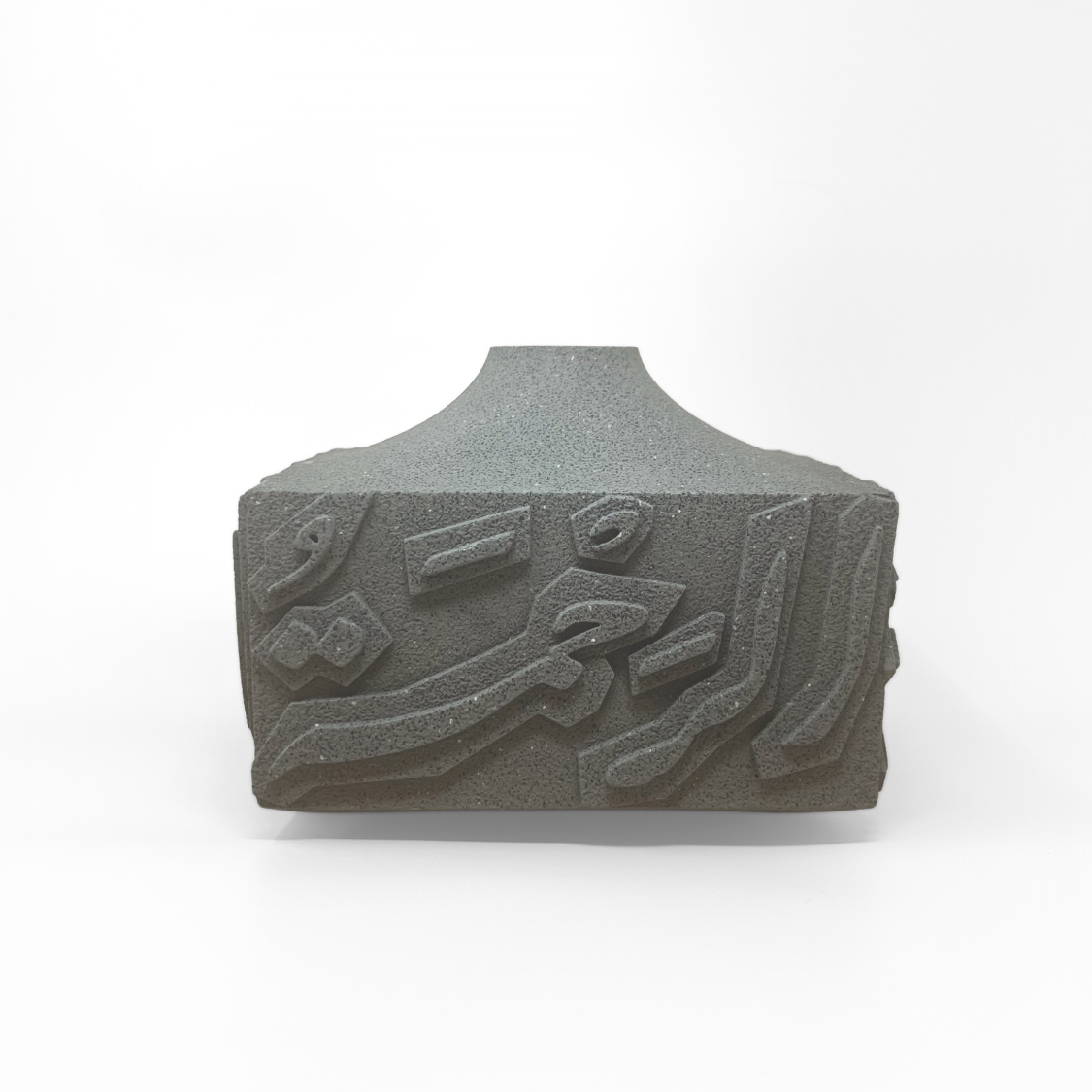 Artisan Calligraphy Base/Candle Holder Graphite / Charcoal