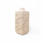 Artisan Calligraphy Vase Off-White