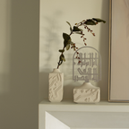 Artisan Calligraphy Vase Off-White