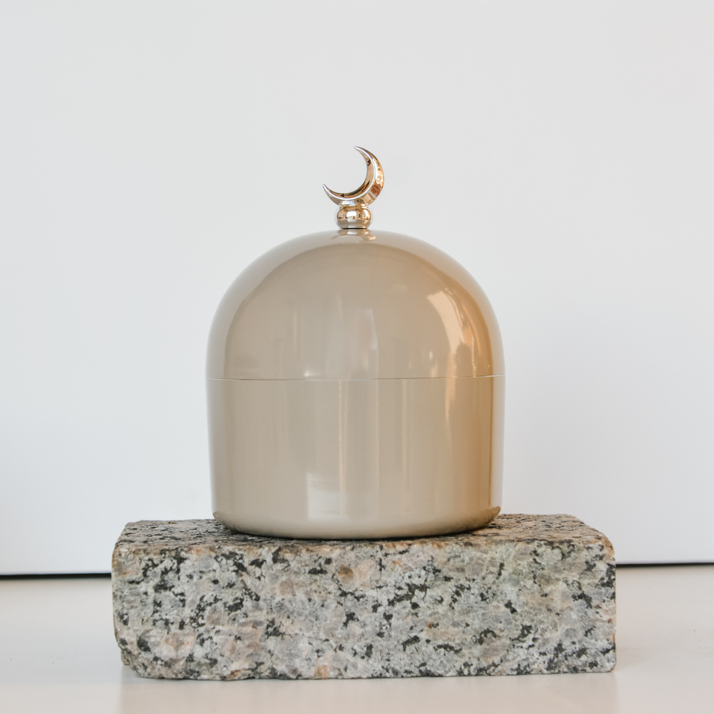 Moon Dome Jar - Toasty Taupe