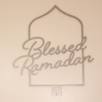 Blessed Ramadan English Calligraphy - Gold